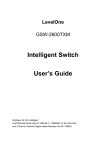 LevelOne GSW-2600TXM User's Manual