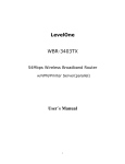 LevelOne 54Mbps User's Manual