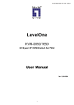 LevelOne 1650 User's Manual