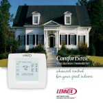 Lenoxx ComfortSense Touchscreen Thermostat User's Manual