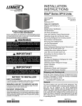 Lenox Heat Pump 50677201 User's Manual