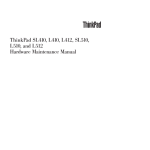 Lenovo THINKPAD L412 User's Manual
