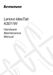 Lenovo Tablet K3011W User's Manual