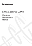 Lenovo Laptop U300E User's Manual