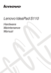 Lenovo Laptop S110 User's Manual
