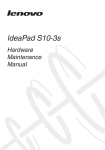 Lenovo IDEAPAD S10-3S User's Manual