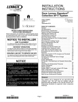 Lennox International Inc. Heat Pump 506586-01 User's Manual