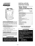 Lennox International Inc. 10ACB User's Manual