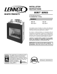 Lennox Hearth RDI-36-H User's Manual