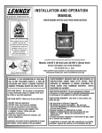 Lennox Hearth L20 DVF-2 User's Manual