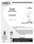 Lennox Hearth GRANDVIEW GV230 User's Manual