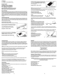 Lenmar Enterprises LAC120 User's Manual