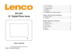 Lenco DF-1030 User's Manual