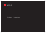 Leica Q Operating Instructions