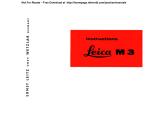 Leica M3 User's Manual