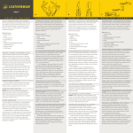 Leatherman Vista User's Manual
