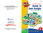 Learning Resources Jump N' Jam Jungle LER 6904 User's Manual