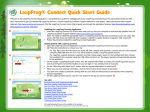 LeapFrog Connect Application Quick Start Guide