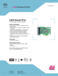 Lava Computer LAVA SSerial-PCIe User's Manual