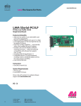 Lava Computer LAVA SSerial-PCI/LP User's Manual