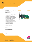 Lava Computer LAVA Dual Parallel-PCI User's Manual