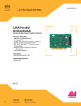 Lava Computer ISA Bus Bi-Directional Parallel Port Board User's Manual