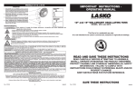 Lasko Fan 3012 User's Manual