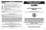Lasko 754200 User's Manual