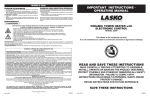 Lasko 5369 User's Manual