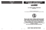 Lasko 2520 User's Manual