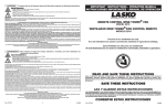 Lasko 2519 User's Manual