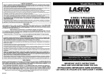 Lasko 2130 User's Manual