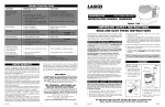 Lasko 1150 User's Manual