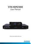 Laser STB-HDM2000 User's Manual