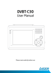 Laser DVBT-C30 User's Manual