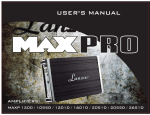 Lanzar Car Audio 1055D User's Manual