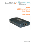 Lantronix UBox UBX4100 User's Manual