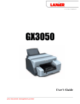 Lanier GX3050 User's Manual