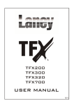 Laney Amplification TFX200 User's Manual