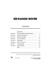 Land Rover 2002 Range Rover User's Manual