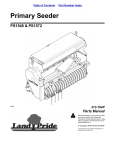 Land Pride PS1548 User's Manual