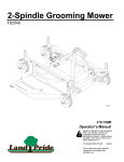 Land Pride FD2548 User's Manual