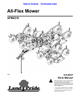 Land Pride AFM4216 User's Manual