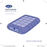 LaCie LaCinema Rugged User's Manual