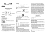 La Crosse Technology WS-9009U User's Manual