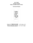 La Crosse Technology WS-7159U User's Manual