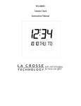 La Crosse Technology WS-6003U User's Manual