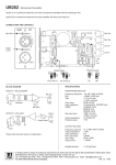 LA Audio Electronic UB282 User's Manual