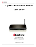 Kyocera KR1 User's Manual