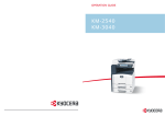 Kyocera KM-2540 User's Manual